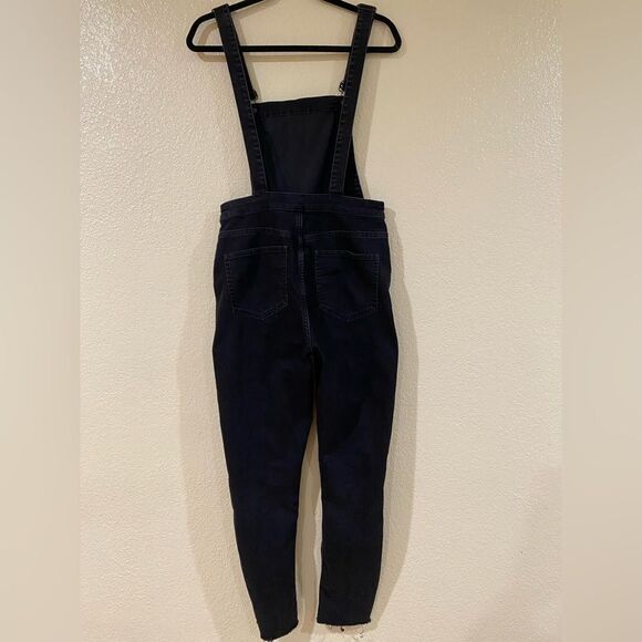 Madewell Black Denim Overalls - Picture 6 of 9